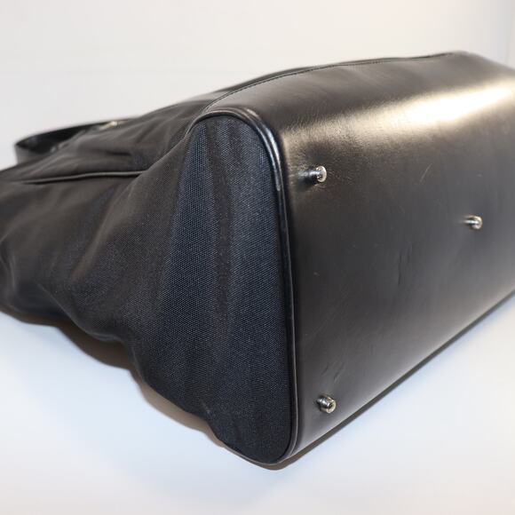 Vintage Gucci Black Nylon & Leather Tote Bag – Very Good Condition - Picture 6 of 10